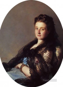Franz Xaver Winterhalter Painting - Portrait of A Lady royalty Franz Xaver Winterhalter